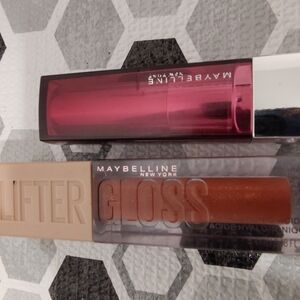 Maybelline Lipstick and Gloss Set - Pink and Nude